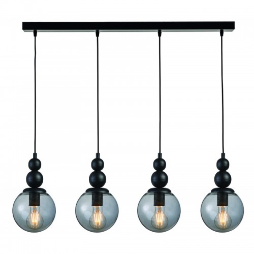 Φωτιστικό Πολύφωτο 4φ Μέταλλο/Γυαλί 4XE27 - ARKOLIGHT