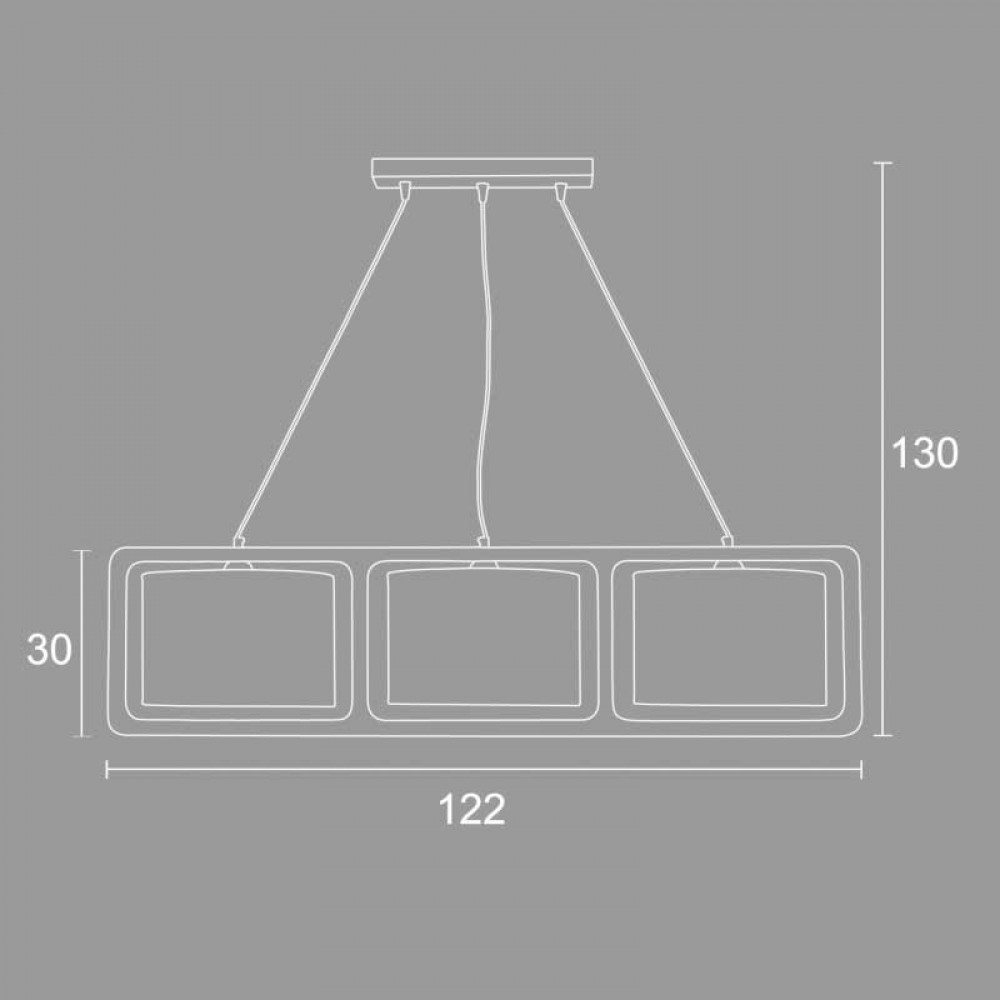 Φωτιστικό Πολύφωτο 3Φωτό Ξύλο/Αμπαζούρ Σε Διάφορα Χρώματα 3xE27 - Arkolight
