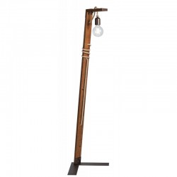 Φωτιστικό Δαπέδου Από Ξύλο/Σχοινί 1Φ 1xE27 - Arkolight