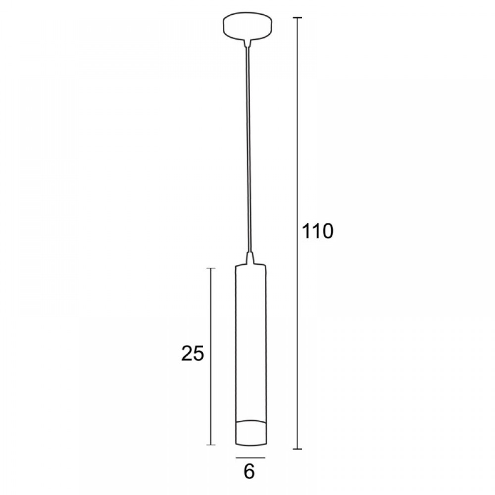 Φωτιστικό μονόφωτο αλουμίνιο στρογγυλό δίχρωμο μαύρο/ανθρακί GU10 Φ6 - ARKOLIGHT