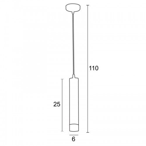 Φωτιστικό Μονόφωτο Αλουμίνιο Στρογγυλό Δίχρωμο Μαύρο-χρυσό GU10 Φ6 - Arkolight