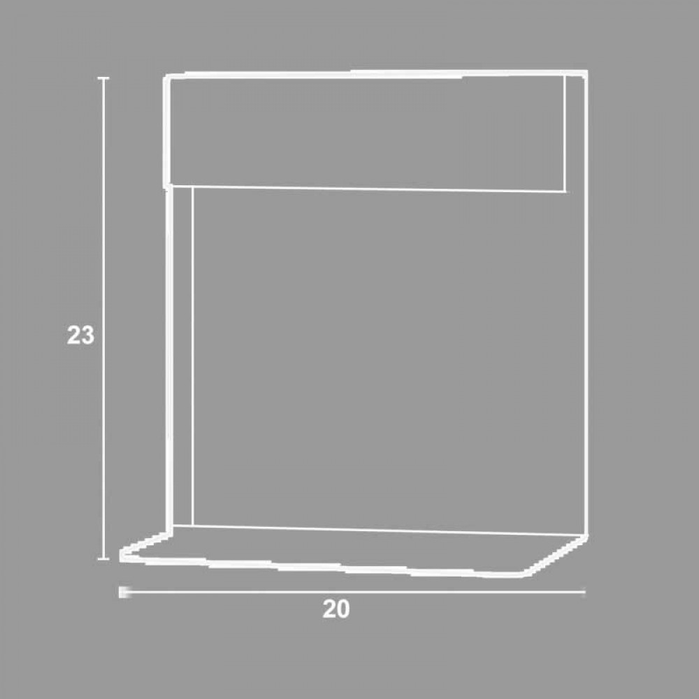Απλίκα Από Μέταλλο Σε Γραφίτη Χρώμα G9 - Arkolight