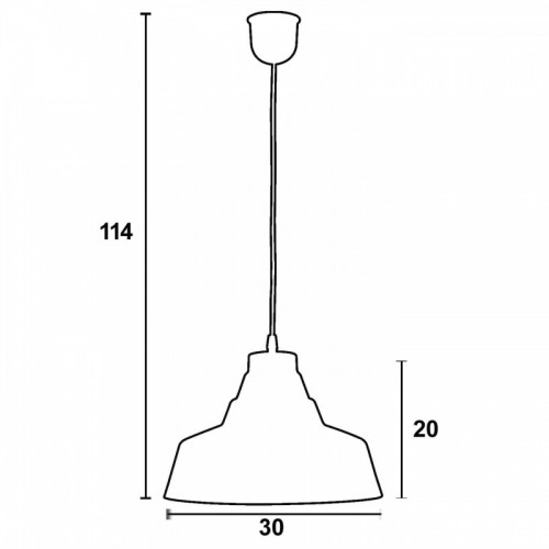 Φωτιστικό Μονόφωτο Αλουμίνιο Πατίνα Σε Διάφορα Χρώματα Ε27 Φ30 - Arkolight