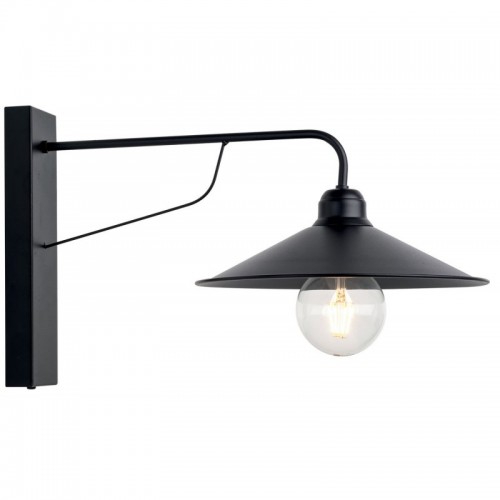 Απλίκα Μεταλλική Μαύρη Ε27 - Arkolight