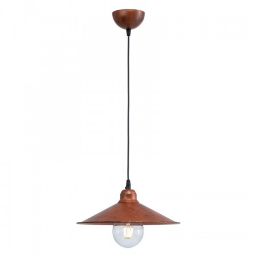 Φωτιστικό Μονόφωτο Αλουμίνιο Πατίνα Σε Διάφορα Χρώματα Ε27 Φ30 - Arkolight