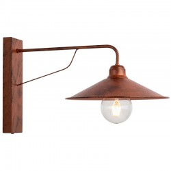 Απλίκα Μεταλλική Πατίνα Χαλκός-πατίνα μαύρη Ε27 - Arkolight