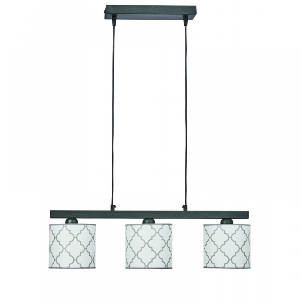 Φωτιστικό Πολύφωτο 3φ Μέταλλο/Αμπαζούρ λευκό 3xE27 - ARKOLIGHT