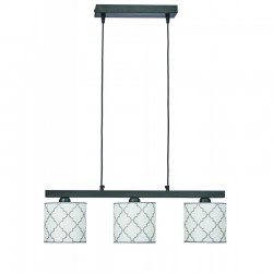 Φωτιστικό Πολύφωτο 3φ Μέταλλο/Αμπαζούρ λευκό 3xE27 - ARKOLIGHT