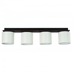 Φωτιστικό Οροφής 4φ Ξύλο/Αμπαζούρ Μπεζ 4x E27 - ARKOLIGHT