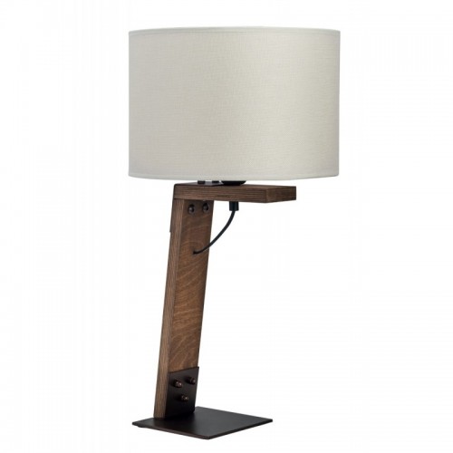Επιτραπέζια Λάμπα Φωτιστικό Ξύλο/Αμπαζούρ Σε Διάφορα Χρώματα 1xE27 - Arkolight