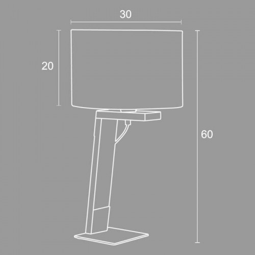 Επιτραπέζια Λάμπα Φωτιστικό Ξύλο/Αμπαζούρ Σε Διάφορα Χρώματα 1xE27 - Arkolight