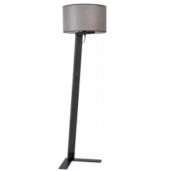 Φωτιστικό Δαπέδου Φωτιστικό Ξύλο/Αμπαζούρ Σε Γκρι Χρώμα 1xE27 - Arkolight