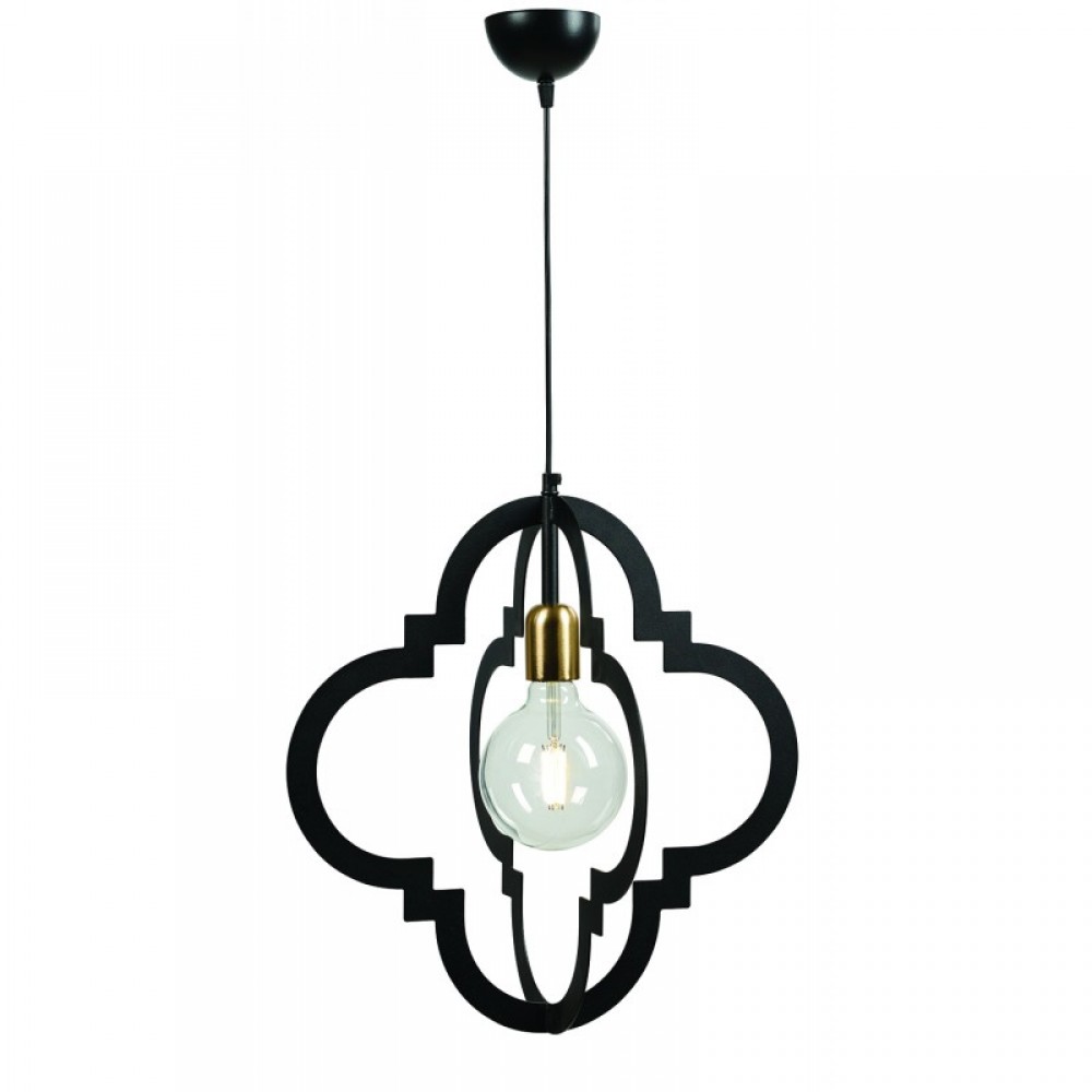 Φωτιστικό μονόφωτο μέταλλο μαύρο Ε27 Φ45 1xE27 - ARKOLIGHT