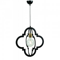 Φωτιστικό μονόφωτο μέταλλο μαύρο Ε27 Φ45 1xE27 - ARKOLIGHT