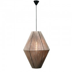 Φωτιστικό μονόφωτο σχοινί natural Φ45 1xE27 - ARKOLIGHT