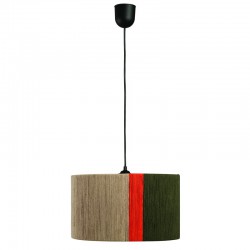 Φωτιστικό μονόφωτο σχοινί λαδί/πορτοκαλι Ε27 Φ35 - ARKOLIGHT