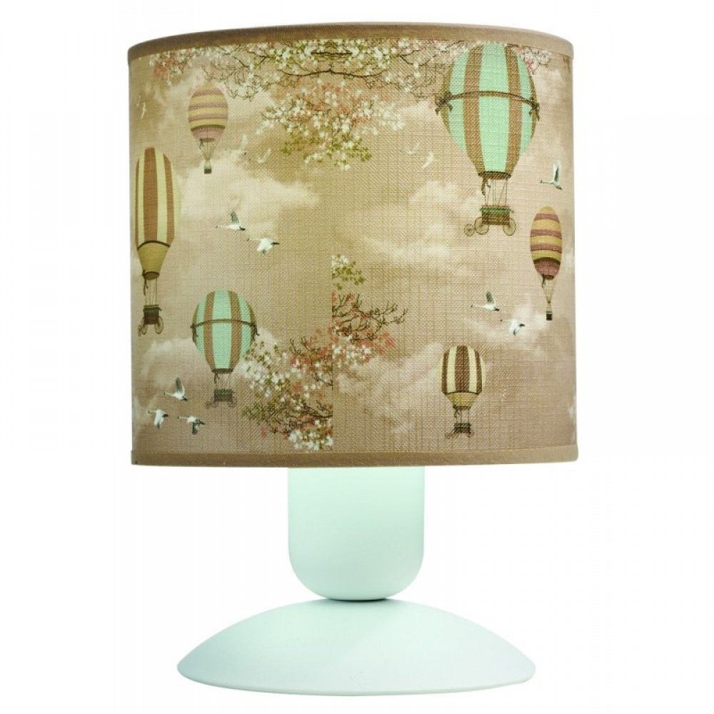 Φωτιστικό πορτατίφ παιδικό αμπαζούρ αερόστατο Ε27 Φ15 - Arkolight