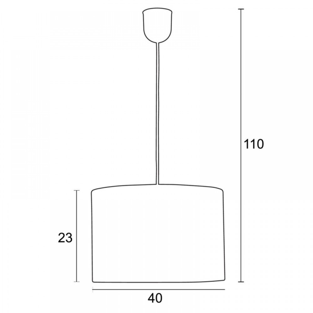 Φωτιστικό Μονόφωτο Παιδικό Αμπαζούρ, ύφασμα με σχέδιο διάστημα σε μπλε απόχρωση Ε27 Φ40 - Arkolight