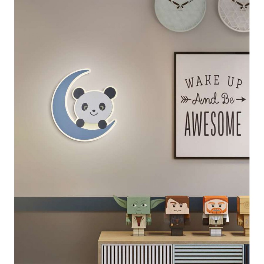 ΠΑΙΔΙΚΟ ΦΩΤΙΣΤΙΚΟ ΑΠΛΙΚΑ ΤΟΙΧΟΥ BLUE PANDA 36W - LEGGENDA