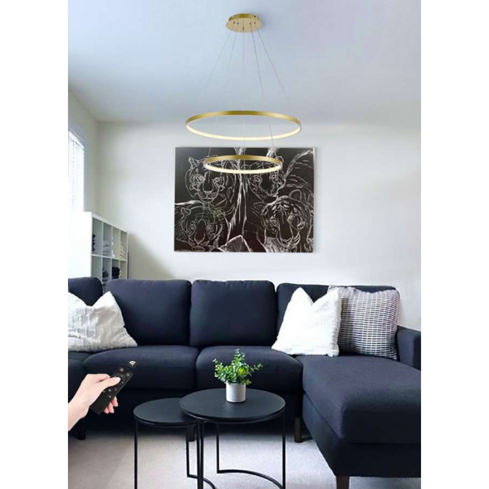 ΚΡΕΜΑΣΤΟ ΦΩΤΙΣΤΙΚΟ LED TOLEDO ΧΡΥΣΟ 85W - LEGGENDA