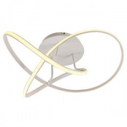 LED Πλαφονιέρα Λευκή Με Φωτισμό 3 Σε 1- 58W VALENCIA - LEGGENDA