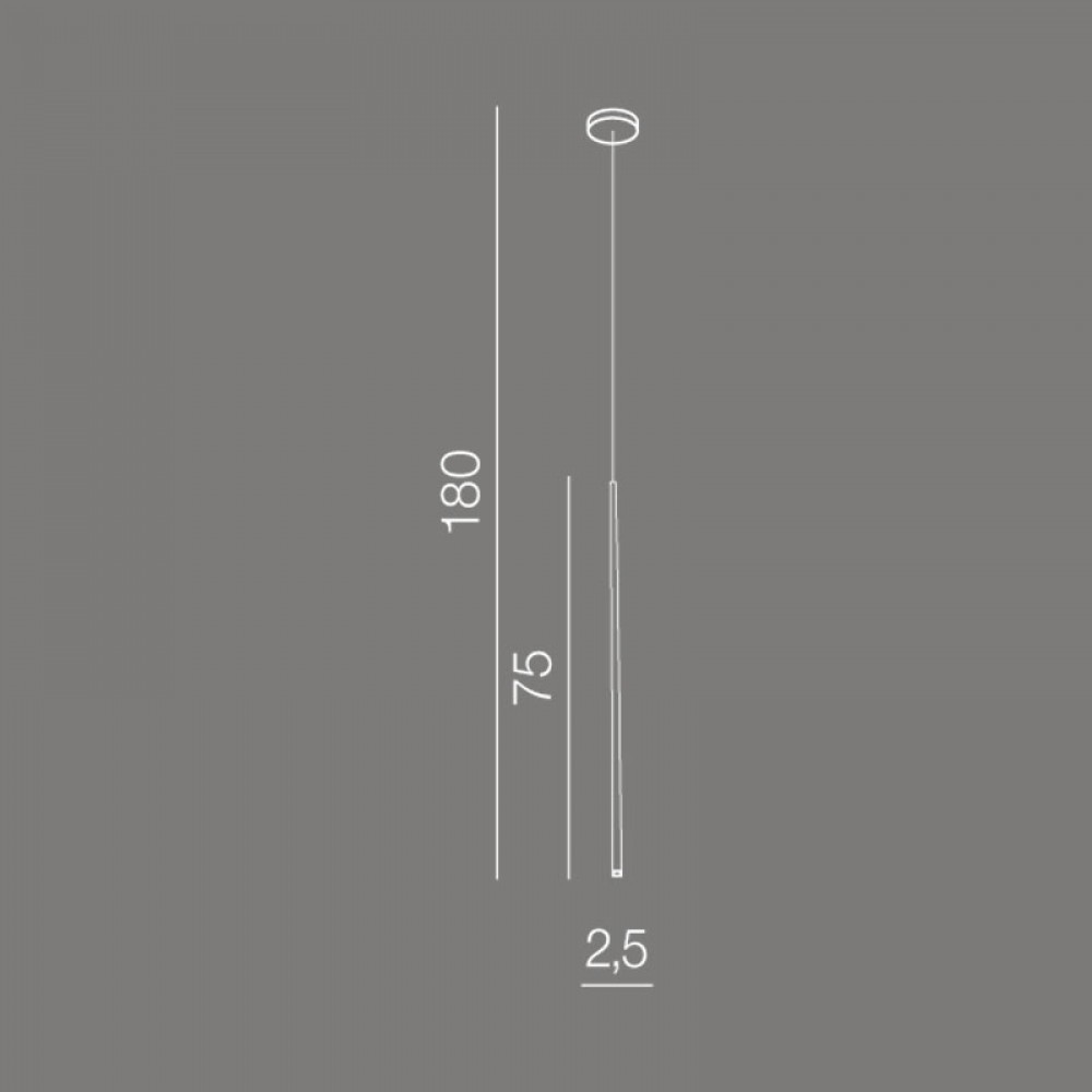 LED Κρεμαστό Φωτιστικό Μονόφωτο Σε Διάφορα Χρώματα 3W LOUISE - AZzardo