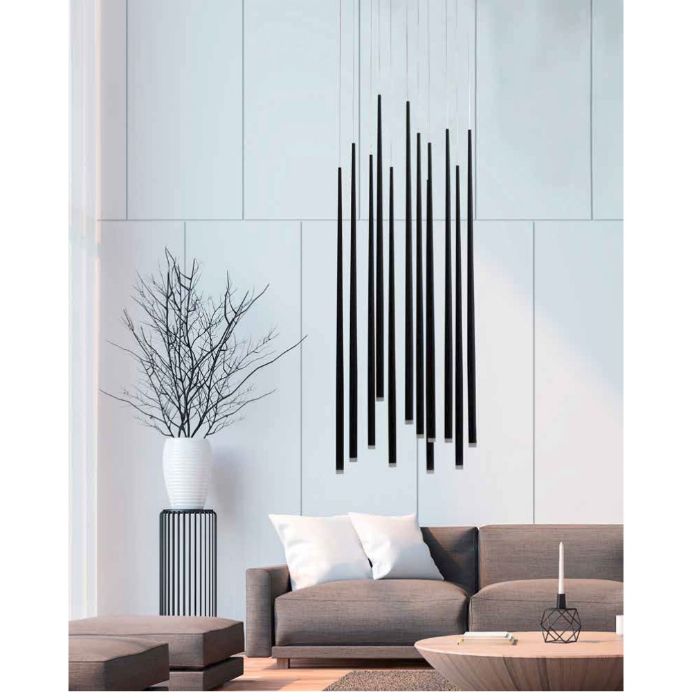 LED Κρεμαστό Φωτιστικό Πολύφωτο Σε Διάφορα Χρώματα 36W LOUISE 12 - AZzardo