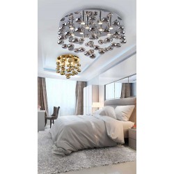 Φωτιστικό Οροφής Από Γυαλί Χρυσό - 6x GU10 40W Luvia - AZzardo