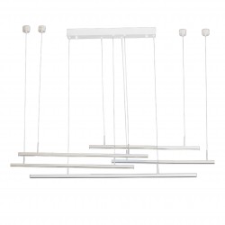 LED Κρεμαστό Φωτιστικό Αλουμινίου Σε Λευκό Χρώμα - 49W MERLO DIMMABLE - AZzardo