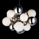 Κρεμαστό Φωτιστικό Πολύφωτο Από Γυαλί Σε Χρώμιο Και Λευκό Χρώμα - 10x G4 12V NOBLE - AZzardo