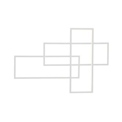 LED Φωτιστικό Τοίχου Αλουμινίου Σε Λευκό Χρώμα - 80W DIMMABLE Quadratus - AZzardo