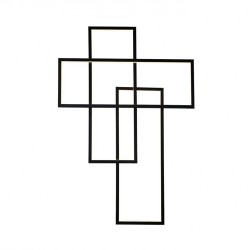 LED Φωτιστικό Τοίχου Αλουμινίου Σε Μαύρο Χρώμα - 80W DIMMABLE Quadratus - AZzardo