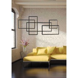 LED Κρεμαστό Φωτιστικό Αλουμινίου Σε Λευκό ή Μαύρο Χρώμα - 106W DIMMABLE Quadratus - AZzardo