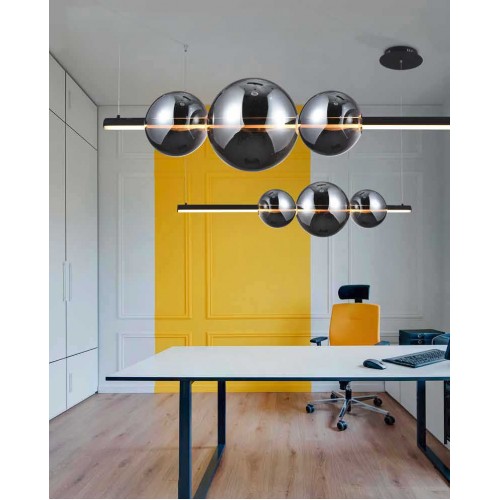 LED Κρεμαστό Φωτιστικό Από Γυαλί - 48W SANDRA DIMMABLE - AZzardo