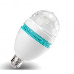 Περιστρεφόμενη  LED RGB Λάμπα Disco 3W 360o - Amarad