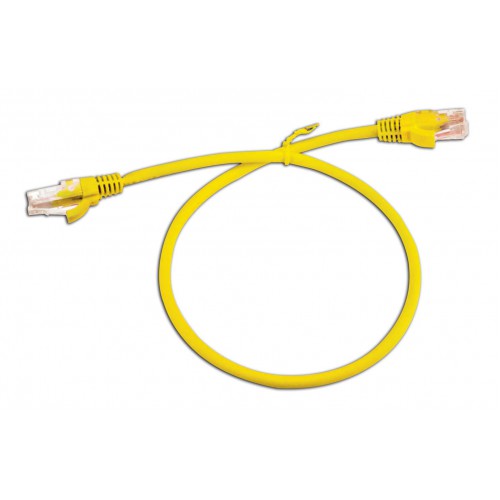 Καλώδιο Δικτύου UTP cat6e 0,5m Yellow - Amarad