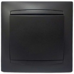 Διακόπτης Απλός Μονός Χωνευτός Γραφίτης ΧΑΛΚΙΔΑ