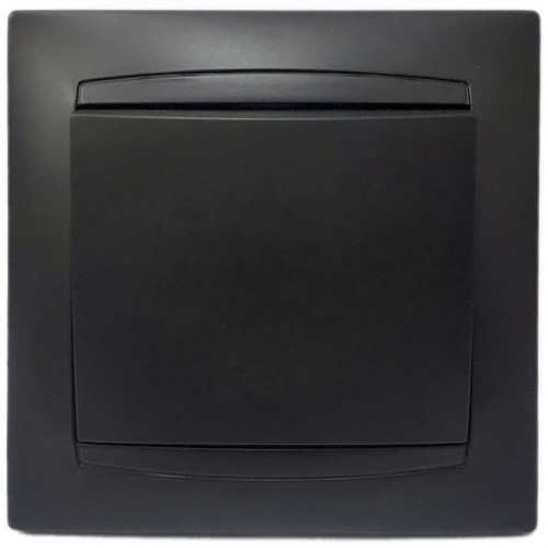 Διακόπτης Απλός Μονός Χωνευτός Γραφίτης ΧΑΛΚΙΔΑ