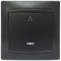 Μπουτόν Φωτισμού Με LED 220V Χωνευτό Γραφίτης ΧΑΛΚΙΔΑ