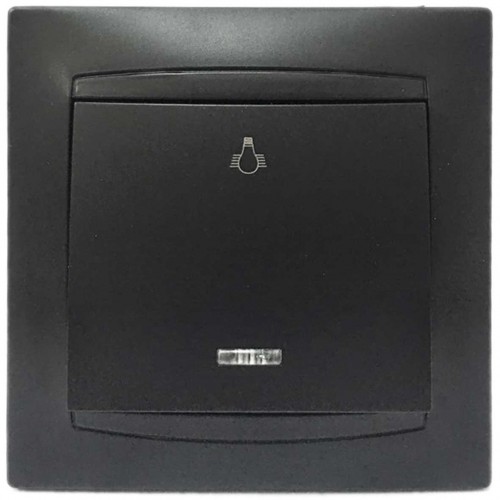 Μπουτόν Φωτισμού Με LED 220V Χωνευτό Γραφίτης ΧΑΛΚΙΔΑ