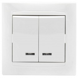 Διακόπτης Κομμυτατέρ με LED ΧΑΛΚΙΔΑ