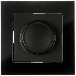 Dimmer Για LED Χωνευτό Μαύρο Γυαλί ΝΕΦΕΛΗ