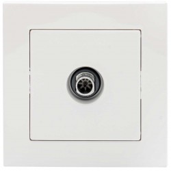 Πρίζα TV Ομοαξονική Χωνευτή ΝΕΦΕΛΗ