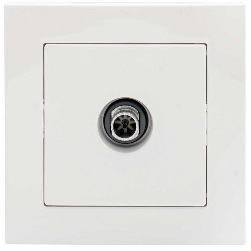 Πρίζα TV Ομοαξονική Χωνευτή ΝΕΦΕΛΗ