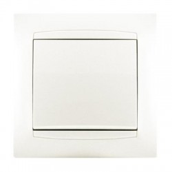 Διακόπτης ALLER RETOUR Μεσαίος με Πλαίσιο Περλέ ΧΑΛΚΙΔΑ