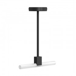 Φωτιστικό Οροφής με Ντουί Linestra S14d Σειρά Syntax και Μεταλλικό Μαύρο Σωληνάκι 30cm - Creative Cables