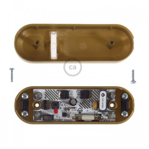 Ροοστάτης Γραμμής για Led και για συμβατικούς λαμπτήρες - Χρυσό - Creative Cables