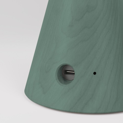 Φορητό και επαναφορτιζόμενο φωτιστικό Cabless11 με A60 λαμπτήρα Συμβατό με Καπέλο - Κυανοπράσινο - Creative Cables