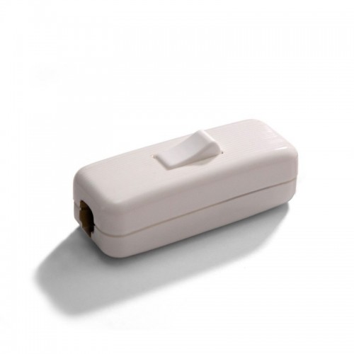 Ενδιάμεσο Διακοπτάκι με Ρίγες Λευκό - Creative Cables