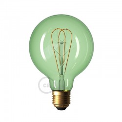 LED Λαμπτήρας Emerald - Γλόμπος G95 Filament Διπλό Νήμα - 5W E27 Dimmable 2200K - Creative Cables